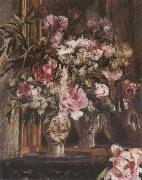 Pierre-Auguste Renoir Peonies,Lilacs ad Tulips Sweden oil painting reproduction